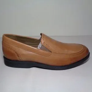 Hush Puppies Size 11.5 Wide SHEPSKY SLIP ON Tan Leather Loafers New Men\'s Shoes Hush Puppies Size 11.5 Wide SHEPSKY SLIP ON Tan Leather  main image 3